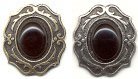 black onyx earrings in medium setting #3