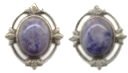 sodalite earrings in medium setting #1