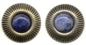 sodalite earrings in medium setting #4