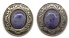 sodalite earrings in medium setting #6